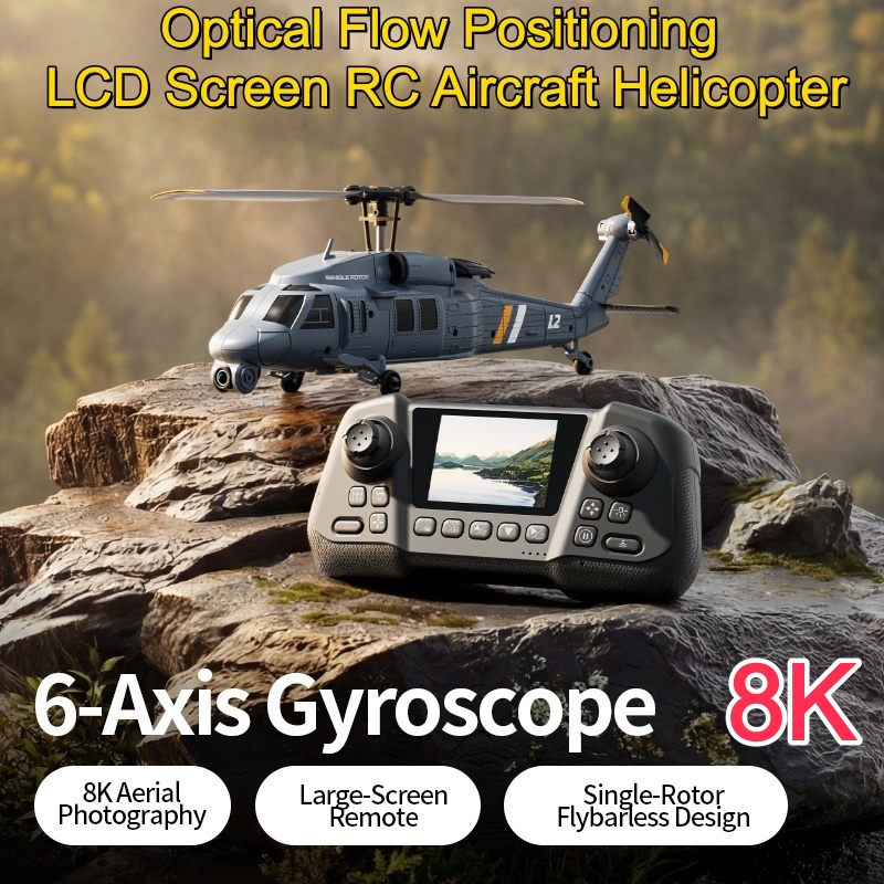Rc Helicopter Gyro - Elicottero RC 8K Flybarless con Flusso