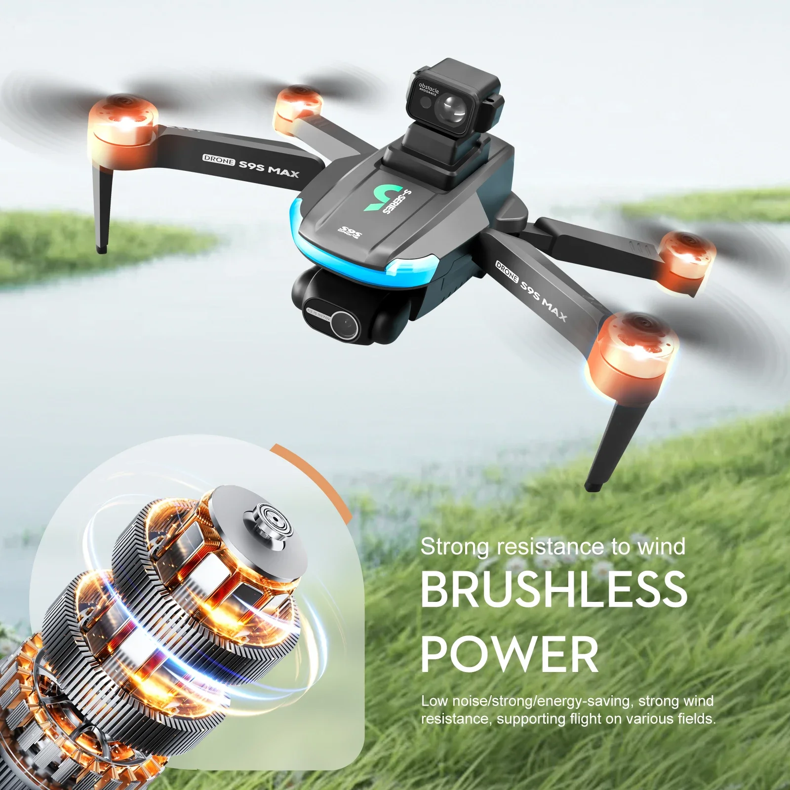 NUOVO S9S MAX MINI Drone 4K 2  - Rc Helicopter Case recensione e prezzo