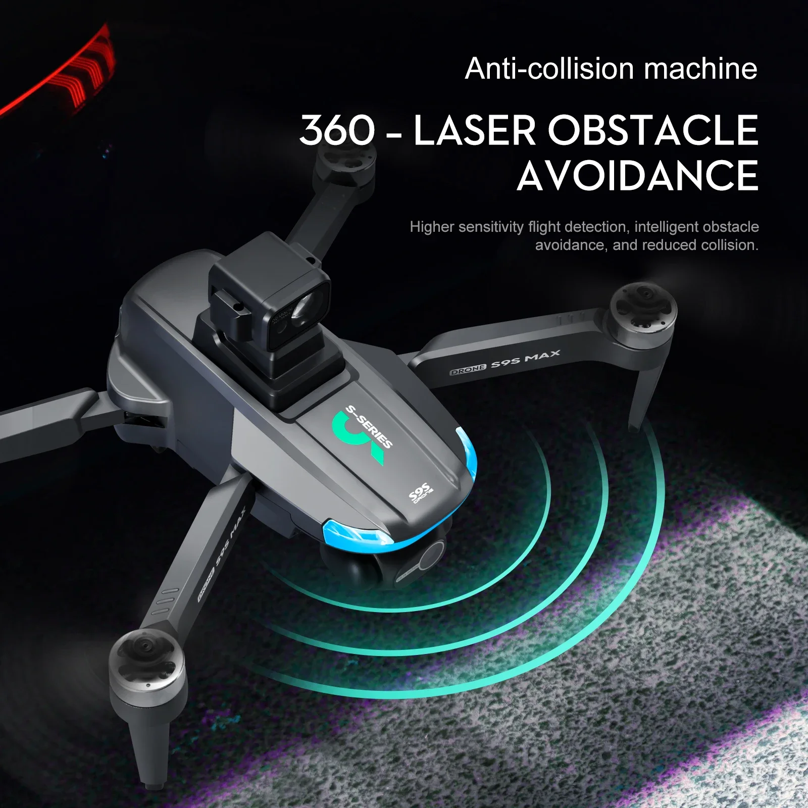NUOVO S9S MAX MINI Drone 4K 2  - Rc Helicopter Case recensione e prezzo