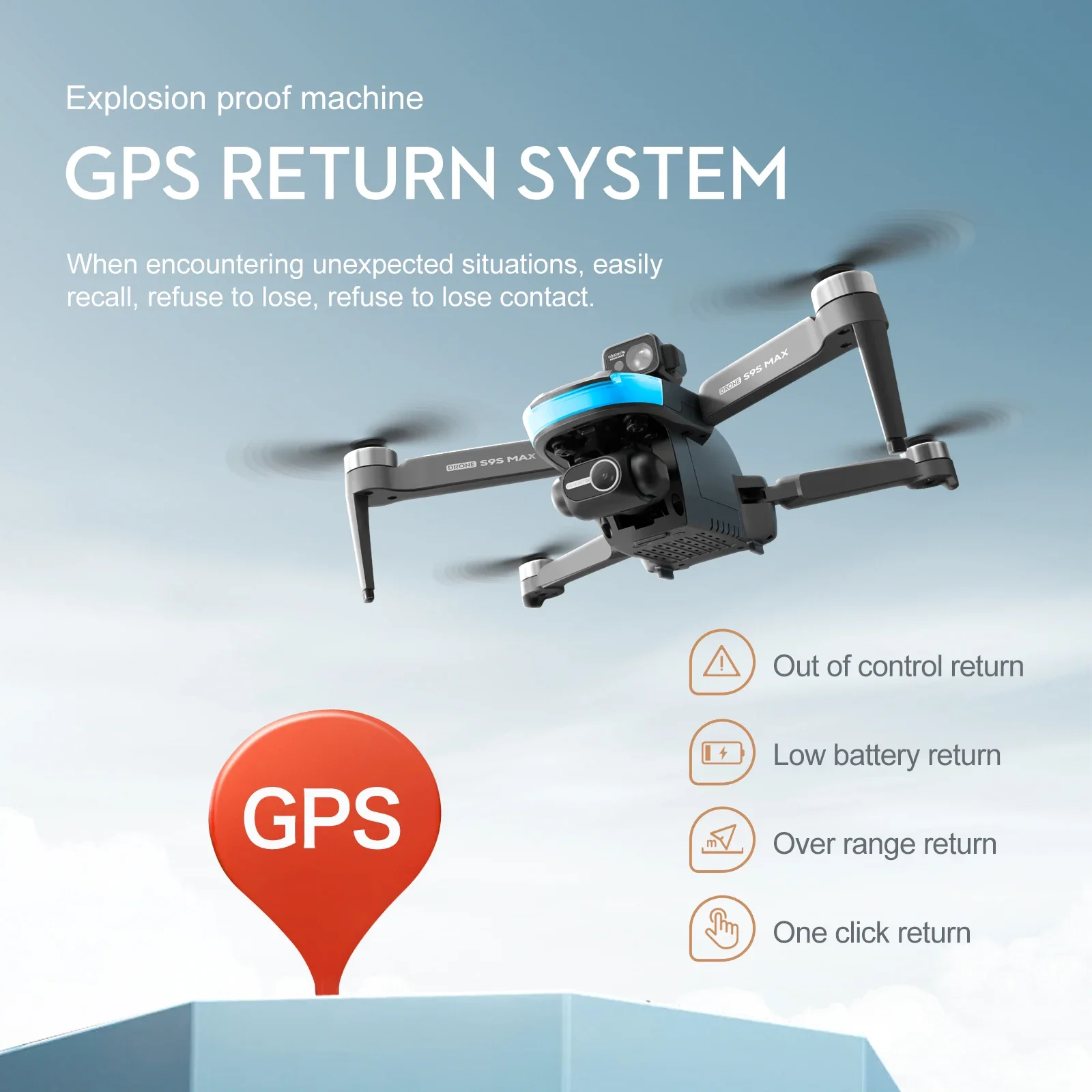 NUOVO S9S MAX MINI Drone 4K 2  - Rc Helicopter Case recensione e prezzo