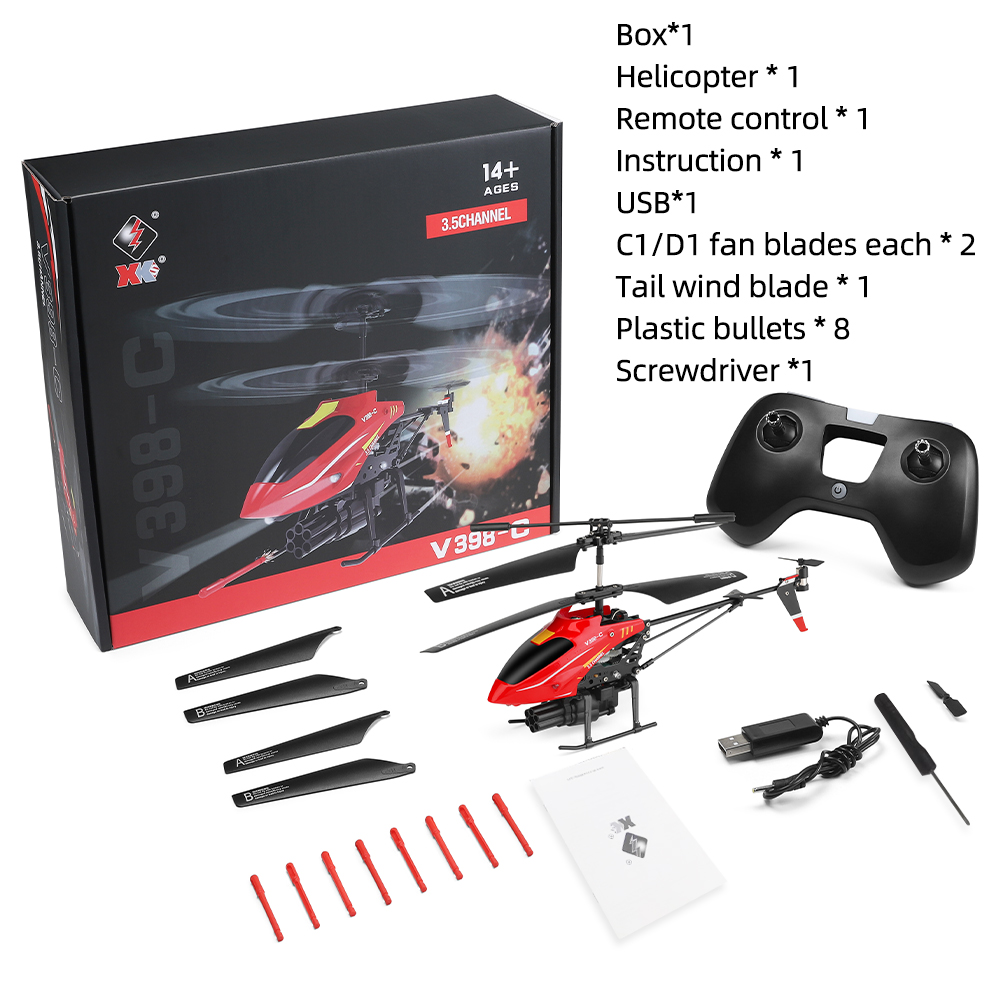 Wltoys RC Elicottero V398-C Ae - Rc Helicopter Gyro recensione e prezzo